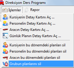 Đşlemler bittiğinde yapılan planlamanın sonuçlarını görmelisiniz. Bunun için Planlama Sonuçları sekmesinden faydalanabilirsiniz. Burada size yapılan planda aksaklıklar varsa bilgisini verecektir.