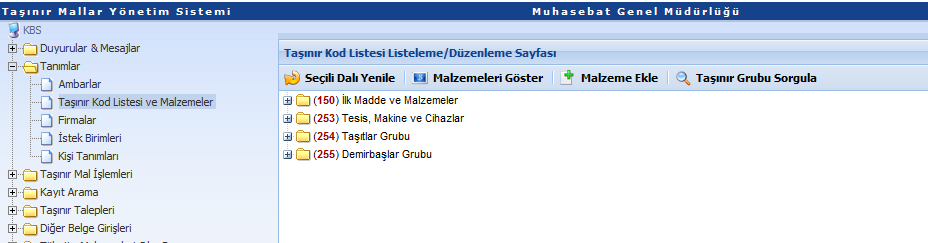 Ambarın adı ve ambarın adresi, ambar sorumlusu alanları doldurulur, Aktif kutucuğu iģaretlenerek Kaydet butonuna tıklanır.