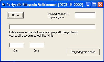 A(i), B(i), C(i) A(i), B(i), C(i) 85 Şekil 5.17: Periyodik bileşenin belirlenmesi.