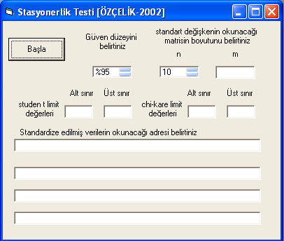 98 Çizelge 5.18: Uzun süreli istasyon için 40 ar yıllık dönemler ait stokastik bileşenlerinin aylık ortalamaları.