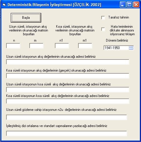 14 görülmektedir. Sonuç olarak, uygulanan iyileştirme yönteminin etkili ve gerekli olduğu söylenebilir. 5... Korelogramın Periyodikliğini Koruyan Modeller 5...1. Eğilim ve Sıçrama Bileşeni Eğilim