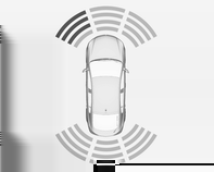 Sürüş ve kullanım 197 Ön-arka park asistanı aracın önünde ve arkasında bulunan engellerle araç arasındaki mesafeyi ölçer. Sistem işitsel sinyaller verir ve mesajlar görüntüler.