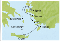 Akdeniz'in en etkileyici adası ve Yunan adaları içinde de en farklı olanı, Santorini Adası. Ada, volkanik bir yapıya sahip.