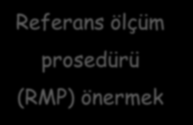 WG-STFT Durum değerlendirmesi/hedefler Serbest tiroid hormonları için