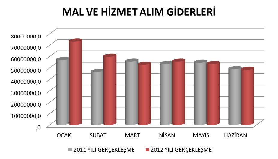 04.Faiz Giderleri 2012 Ödeneği 98.209.728 olan Faiz Giderleri 54.320.233 olarak gerçekleşmiş olup gerçekleşme oranı %55 dir. 2011 yılı ilk altı ayda yeni borçlanma yapılmamıştır.