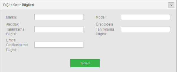 Ek olarak, Farklı bir vergi türü hesaplaması seçilmek istenirse, sağ köşede bulunan Vergi Bilgileri alanından Vergi Ekle düğmesi seçilerek diğer vergiler seçilebilir.