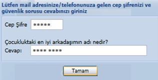 o o Sol köşede bulunan Kullanıcı Kılavuzu ve Şifremi Unuttum alanları aşağıda açıklanmıştır.