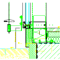 screw-on, with U-shaped individual gasket 25 mm Drawing dxf (dxf/41 KB) Drawing dwg (dwg/17 KB) Attachments to structure 1 Top façade attachment, Fascia with toughened safety glass spandrel Drawing