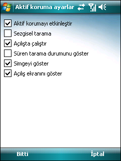 4. Aktif koruma Aktif koruma, etkileşim kurduğunuz dosyaları gerçek zamanlı olarak denetler. Çalıştırılan, açılan ya da kaydedilen dosyalarda otomatik olarak tehdit denetlemesi yapılır.