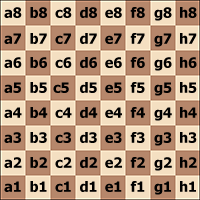 C4 Piyonlar ilk harfleriyle gösterilmez, ama kendilerini gösteren bir harf olmaması ile ayırt edilirler. Örnekler: e5, d4, a5.