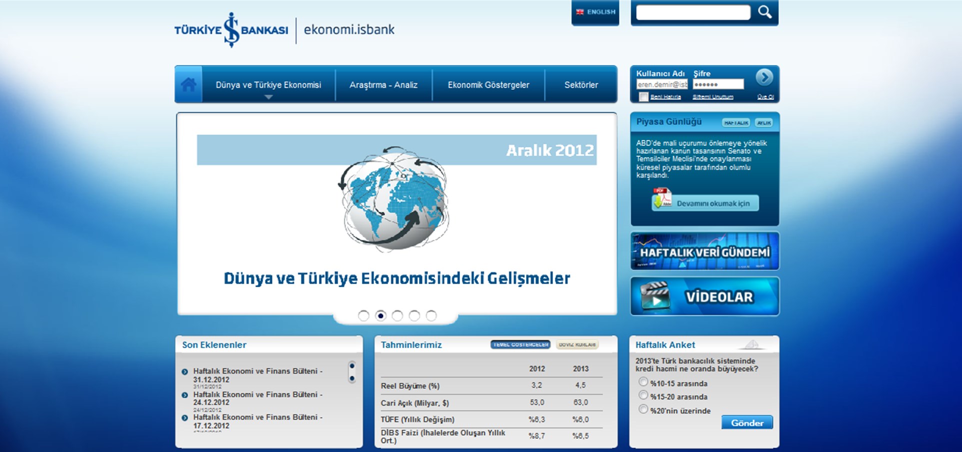 Ülkede yeni hükümetin kurulmasının zaman alması yapısal reformların gecikmesine neden olabilecek, dolayısıyla bu durum Euro Alanı ekonomisinde 213 yılında gerçekleşmesi beklenen toparlanmayı