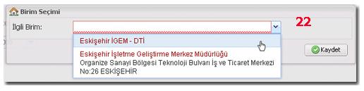 20. Sistemin güvenliği için en son adımda kontrol bulunmaktadır. Kontrol bölümünde çıkan resimdeki rakamları aşağısındaki kutucuğa eksiksiz olarak giriniz. 21.