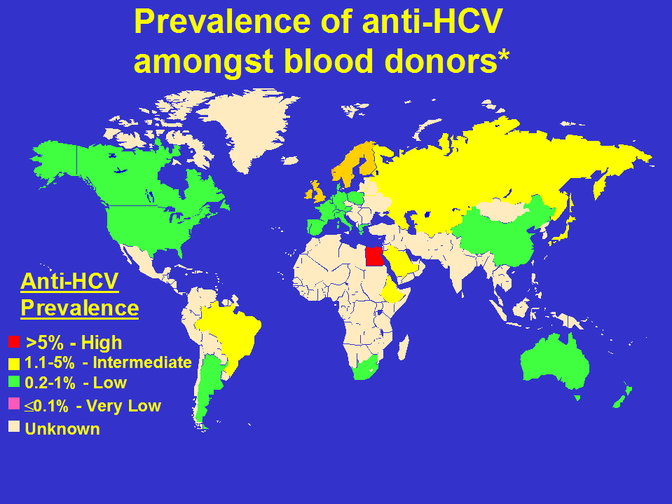 Prevalence of anti-hcv amongst Kan Donörlerinde blood donors* Anti HCV Pozitifliği Anti-HCV