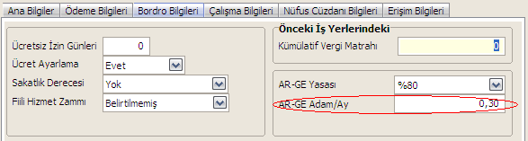 **Bu bölümde yapılan değişiklik Atama Değişikliği olarak kaydedilmektedir.