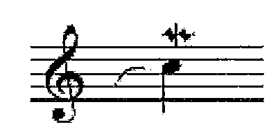 13 Basamak Notası (Appogiatura): Barok müziğinde kullanılan basamak notası sembolleri bugün çarpma ismiyle kullandığımız küçük notalardır.