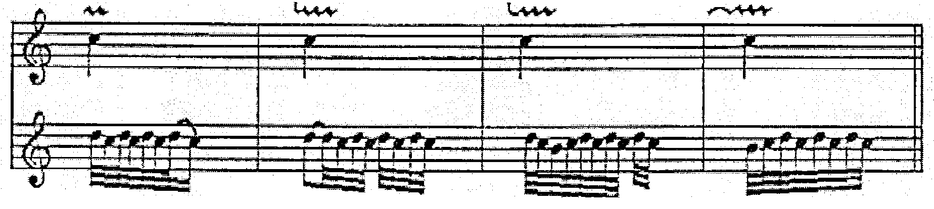14 Tril (Trillo): Barok dönem müziğinde, çalış şekline göre kısa ve uzun olmak üzere iki şekli vardır. Kullanım şekilleri değişiklik göstermiştir.