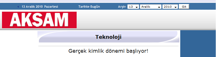 Telekomünikasyon Kurumu son yasanın yürütmeliğini çıkarırken, benim çok net bir önerim vardı. Herkese bir ip adresi verelim. Herkes internete girerken bunu kullansın.