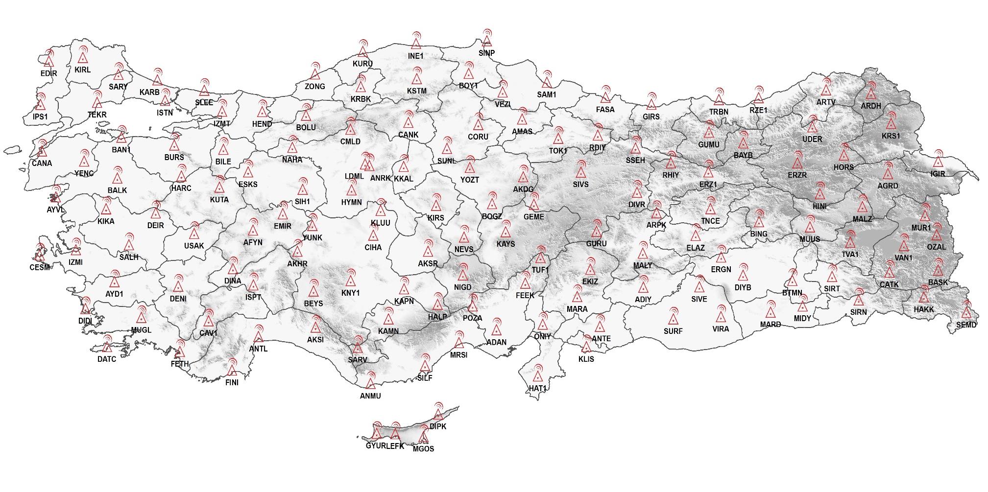 İstasyonları 146 adet (K.K.T.C.