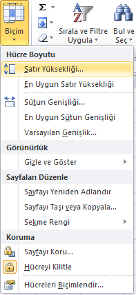 (Boş satır ve sütun taramayın) Giriş Menüsünden Kenarlıklara tıklayın Açılan pencerede Tüm kenarlıklar işaretine tıklayarak tablo çizimini bitirin Şimdi tabloda satır