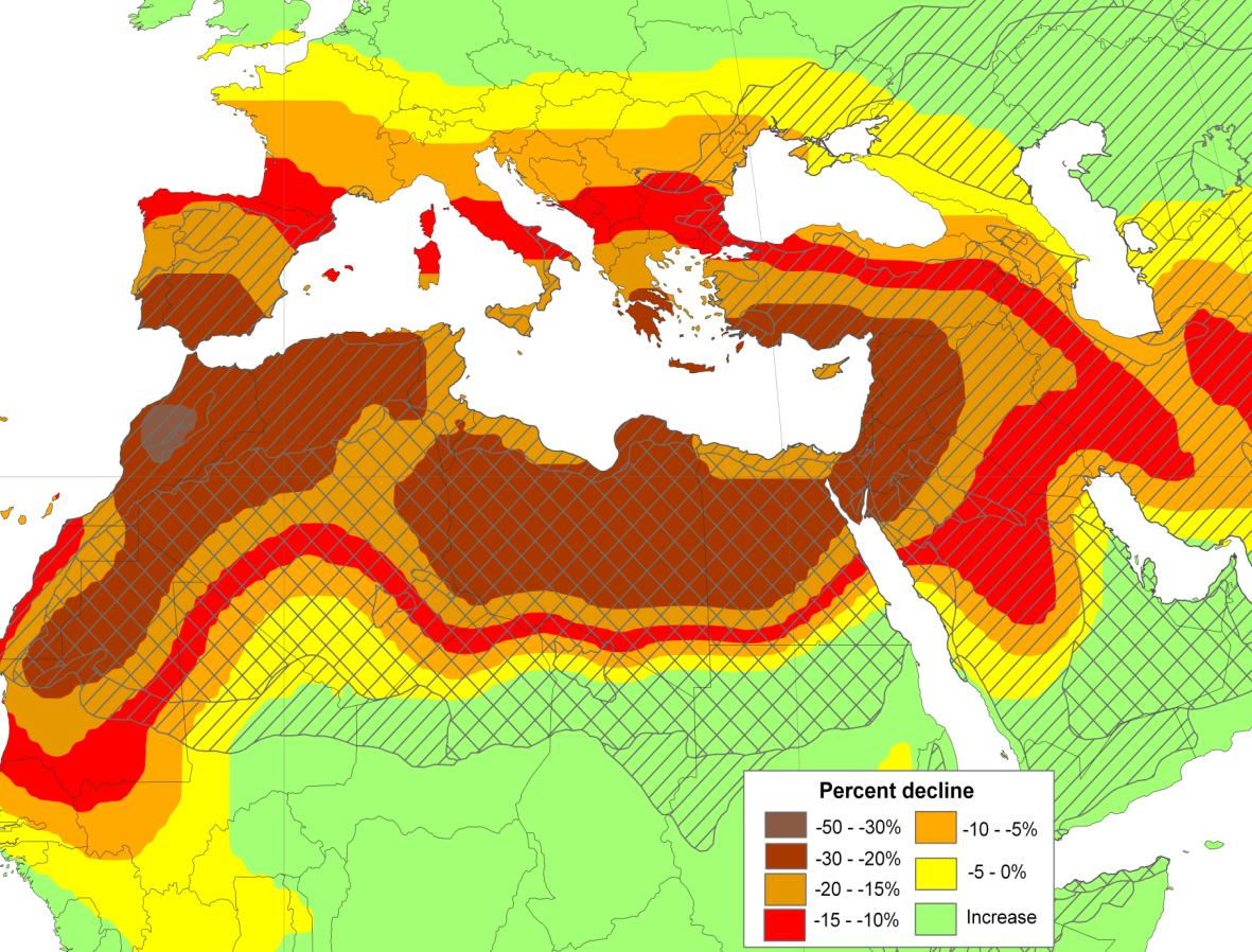 Yağışların Yerüstü Suyunu Besleyen Miktarı Kaynak: Christensen et al.