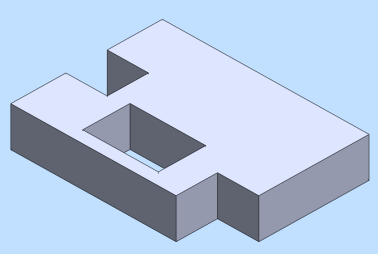 A B C Şekil 2.5: Extruded komutuyla kalınlık atamak A: Şeklimiz iki boyutlu çizilir. B: İki boyutlu çizilmiş şekle extruded komutuyla istenilen kalınlık (yükseklik) verilir.