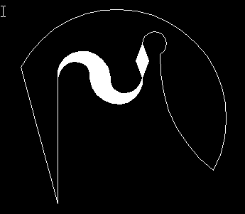 Angle/CEnter/CLose/Direction/Halfwidth/Line/Radius/Second pt/undo/width/ <Endpoint of arc>: @25<-30 Angle/CEnter/CLose/Direction/Halfwidth/Line/Radius/Second pt/undo/width/ <Endpoint of arc>: d (yön