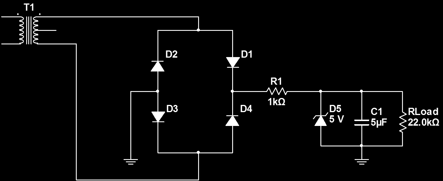 31 DENEY 4: TAM DALGA DOĞRULTUCULAR VE ZENER DİYOT Zener Diyot Regüleli Köprü Tipi Doğrultucu Zener diyot ters polarmada üzerindeki gerilimi belli bir seviyede (zener gerilimi) sabit tuttar.