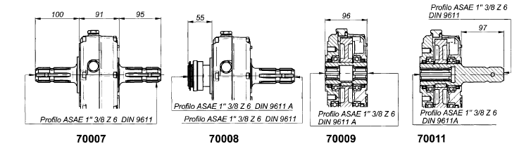 TECHNICAL INFORMATION / TEKNİK BİLGİ Moment/M1 Moment/M2 Speed/N1 Speed/N2 N2/N1 Power Güç kw Weight Ağırlık kg 31 31 540 540 1 20 9.5 38 26 540 810 1.5 20 9.