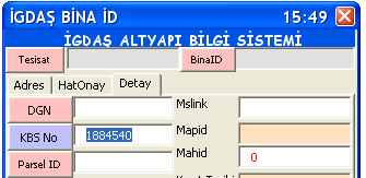 İlgili parselde tek bina bulunması halinde aranılan bina bilgisi direkt olarak görüntülenir. Hatırlatma : Aynı parselde birden çok bina olması durumunda, bilgisine ulaşılabilir.