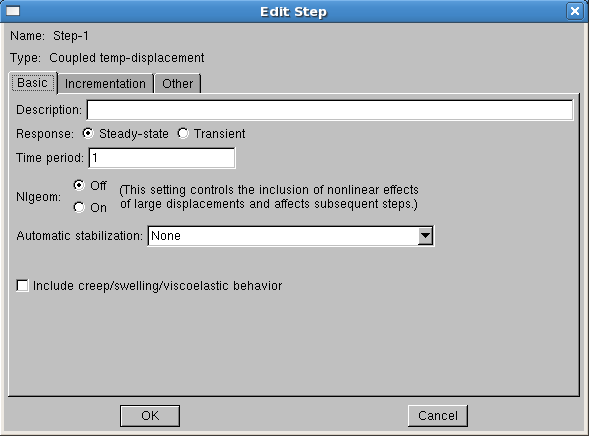 3. Edit step diyalog kutusu içerisinde çözüm türü ve tekniği seçilebilir ve strateji ve adım zamanı tanımlanabilir. 4.