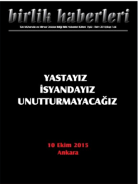 10 Ekim Ankara katliamının ikinci ayında patlamanın gerçekleştiği Tren Garı önünde anma etkinliği düzenlendi.