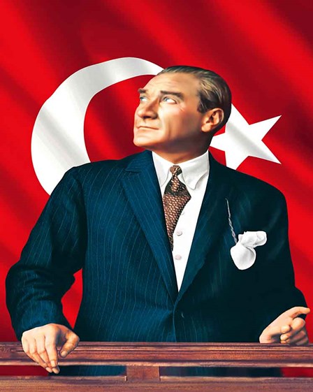 Oratoryo MUSTAFA KEMAL ATATÜRK ORATORYOSU ŞARKI TEKERLEME ŞİİR 1-Ben Mustafa Kemal Atatürk 2-1881 de Selanik te üç katlı pembe bir evde doğdum.