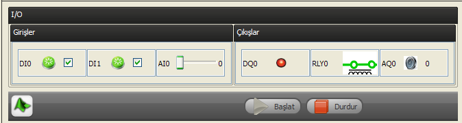 60 Programlanabilir Lojik Kontrol Ailesi MP201E PLC 4.5. Editörün Modları 4.5.1. KAPI EDİTÖRÜ Diagram tasarımın yapıldığı Mikrodiagram modudur. 4.5.2. SİMÜLASYON Tasarlanan diyagramın simülasyonun yapılabileceği moddur.