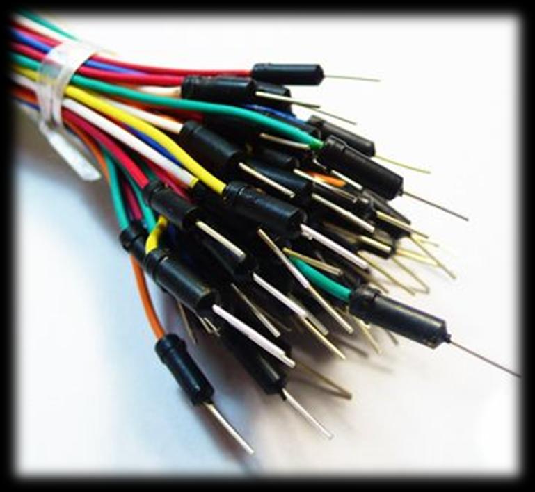 Jumper kablo: Devre elemanlarını birbirine bağlamak için kullanılır.