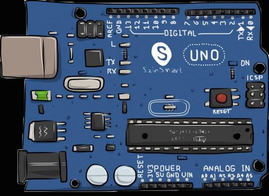 Arduino Nedir? Arduino, bir mikro kontrol ünitesidir. Bilgisayarımızda bulunan işlemciye benzer. Üzerinde elektronik cihazlarımızı kontrol etmemize yarayan bir mikrodenetleyici vardır.