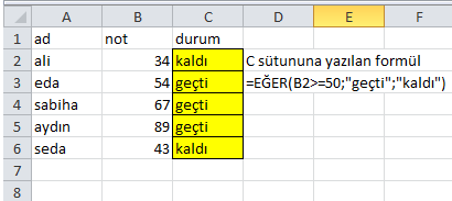 15 Yuvarla Fonksiyonu =Yuvarla(sayı;ondalık hane değeri) =yuvarla(23,25;1) sonucunda karşımıza 23,3 sayısı çıkar. =yuvarla(23,25;0) sonucunda karşımıza 23 sayısı çıkar.