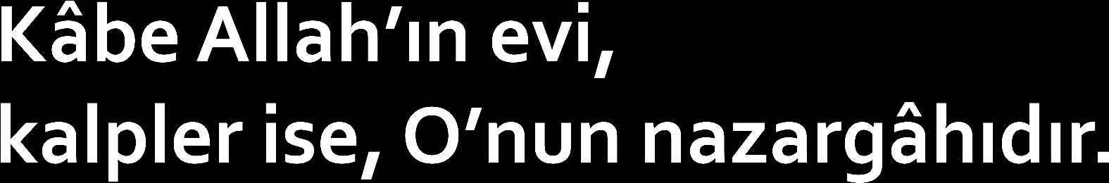 Hacı, tavaf esnasında Allah ın huzurunda olduğunun bilinciyle, O na yaraşan bir tazim ve hürmet, korku ile ümit arası bir muhabbet içerisinde olmalıdır. Tavaf ederken, Hz.