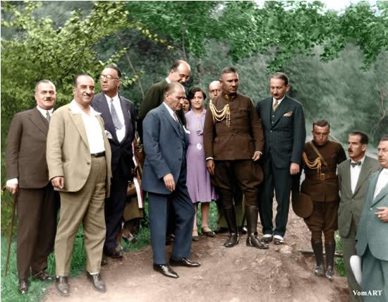 HİÇ DIŞ GEZİYE ÇIKMADI Atatürk cumhurbaşkanlığı döneminde hiç dış geziye