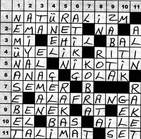 6-Ýnsan ve hayvan vücuduna açýk yaralardan giren, genellikle toprakta, gübrede yaþayan bir basilin yol açtýðý, kaslarýn sürekli aðrýlý kasýlmasýyla kendini gösteren ateþli ve tehlikeli bir hastalýk,