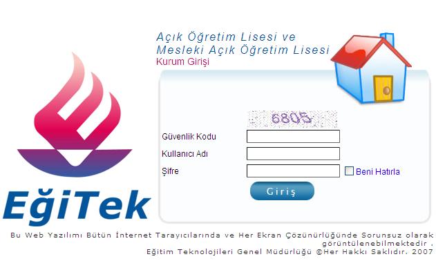 4. Açılan sayfada kullanıcı adı kısmına okulunuzun kurum kodunu, şifre kısmına okulunuzun MEBBİS şifresini giriniz ve açılan sayfadan işlem yapacak personele yetki veriniz.