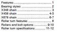 Drives & Takeups Section 5 Track & Vertical Section 6