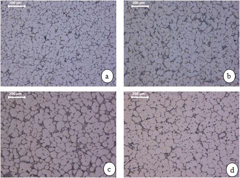 Yarı-Katı Sıcaklıkta Bekletme Süresinin A357 Alaşımının Tiksotropik Mikroyapısı Üzerine Etkileri 572 ºC ye yeniden ısıtma işlemi esnasında ısının ve bekleme süresinin artmasıyla birlikte birincil