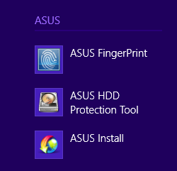 ASUS FingerPrint ASUS FingerPrint uygulamasını kullanarak, dizüstü bilgisayarınızın parmak izi sensöründeki parmak izi biyometrik değerlerini alın.
