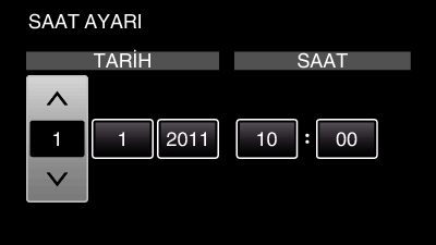 Menü Ayarları Ayarlar Menüsünü Görüntüle LCD monitörün parlaklığı, vb gibi çeşitli gösterim ayarlarını yapabilirsiniz Ayar Ayrıntılar LANGUAGE TARİH GÖRÜNT BİÇİMİ MONİTÖR PARLAKLIĞI Ekran üzerindeki