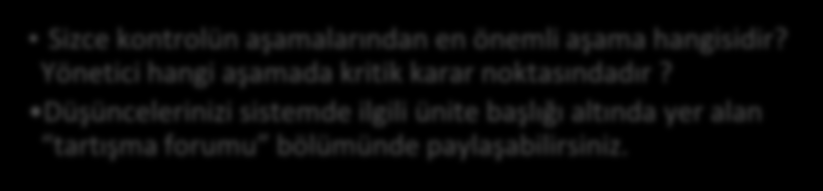 Tartışma Örnek Kontrol İşlemlerin kontrol amacıyla belirli ilkelere sıkı sıkıya bağlı olması yabancılaşma yı ortaya çıkarır.