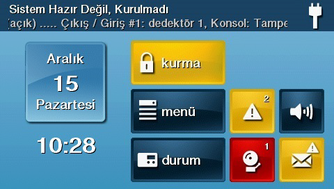 Mesajlar gönderen tarafından aşağıdaki şekillerde etiketlenebilir: Standart (mavi mesaj simgesi) Acil (sarı mesaj simgesi) Acil Sağlık Önceliği (kırmızı mesaj simgesi) Kontrol Panelinin belleğinde en