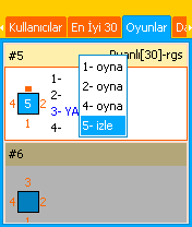 Masada yapılan konuşmalar ise yukarıdaki gibi görüntülenir. Masa konuşmaları, sadece masada bulunan üyeler arasında olup bu mesajlar diğer üyelere iletilmez.