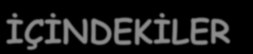 İÇİNDEKİLER GİRİŞ JEODEZİDE YÜKSEKLİK SİSTEMLERİ Jeopotansiyel Yükseklikler (C) Dinamik Yükseklikler (H D ) Normal