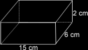 9. Bir kenar uzunluğu 20cm olan küp şeklindeki kabın içerisindeki su, iki kenar uzunluğu 40 cm ve 0 cm olan dikdörtgenler prizmasının içerisini tamamen dolduruyorsa prizmanın yüksekliği kaç cm dir? 2. Aşağıda verilen geometrik cismin hacmi kaç br 3 tür?