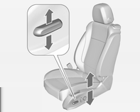 Koltuklar, Güvenlik Sistemleri 47 Koltukların elektrik kumandası ile ayarlanması 9 Uyarı Koltuk ileri-geri pozisyonu Koltuk yüksekliği Elektronik kumandalı koltuğu kullanırken dikkatli olun.